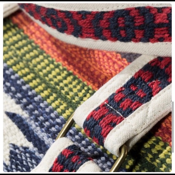 Host Pick💥 NWT Navajo Aztec Duffel High Handmade Woven Quality Bag - Picture 10 of 13